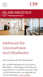 Mobile Screenshot of cppartner.de